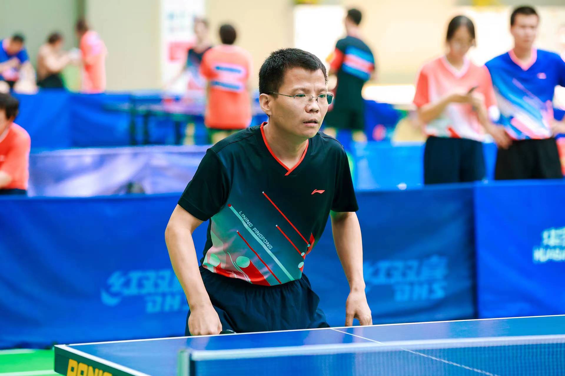 陕西省“安防杯”乒乓球比赛男子单打